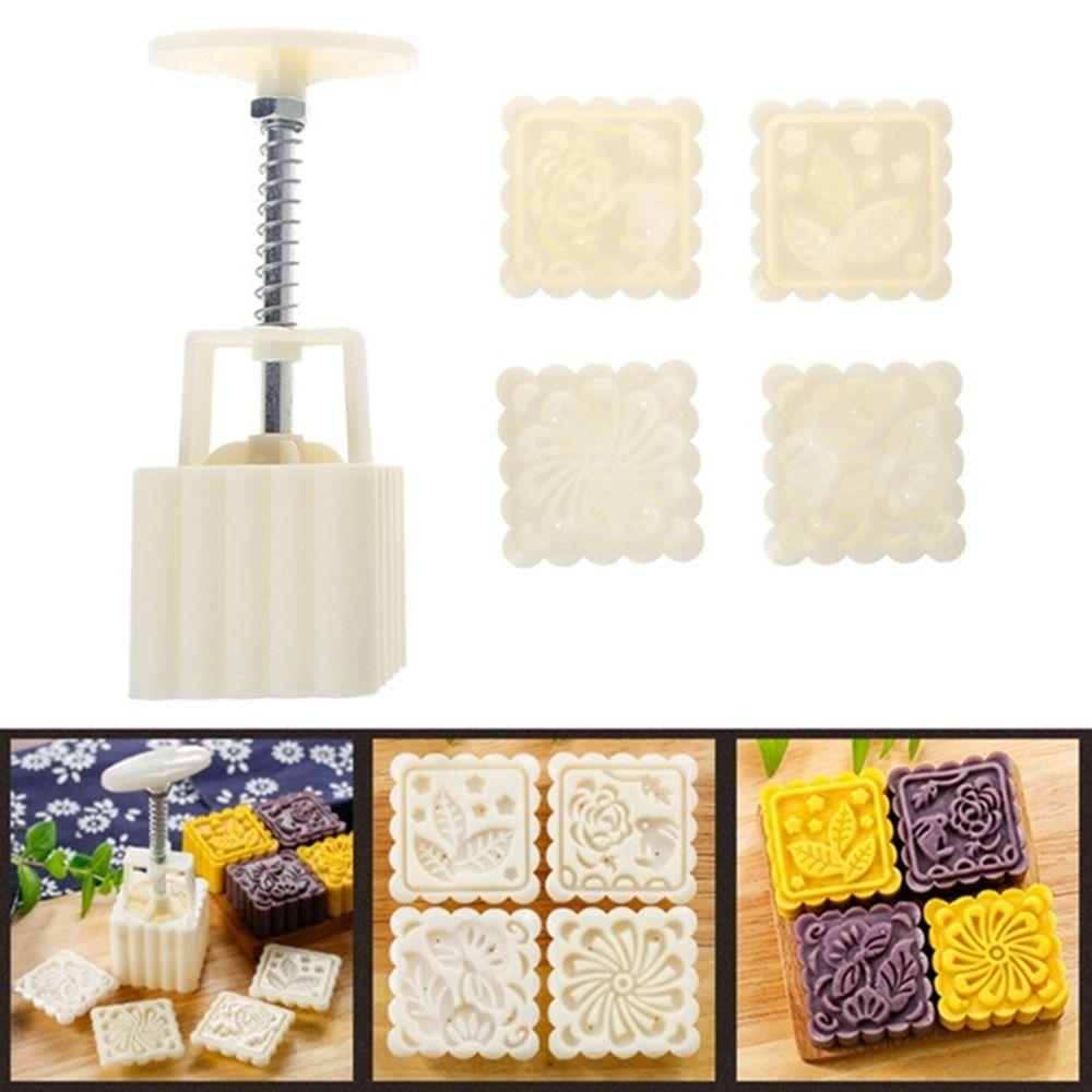 Kitchen Accessories Non-stick Plastic Moon Cake Mould Mooncake Tools Bean Cake Mold Mooncake Mold