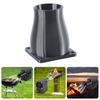 Long Flange Duct Fan Hose Connector Air Ventilation Adapter for Kitchen Hood Ventilator Pipe Connecting Exhaust Outlet
