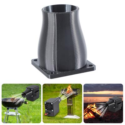 Long Flange Duct Fan Hose Connector Air Ventilation Adapter for Kitchen Hood Ventilator Pipe Connecting Exhaust Outlet