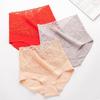 Underwear For Women Lace High Waist Briefs Tummy Control Butt Lift Sexy Large Size Cotton Panties