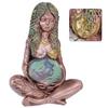 Resin Mother Earth Statue Figurine Garden Ornament Goddess Statue Home Outdoor Decoration