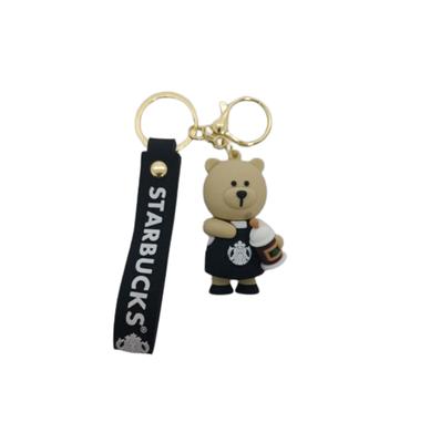 Starbucks Keychain Starbucks Bear Creative Cartoon Keychain Pendant