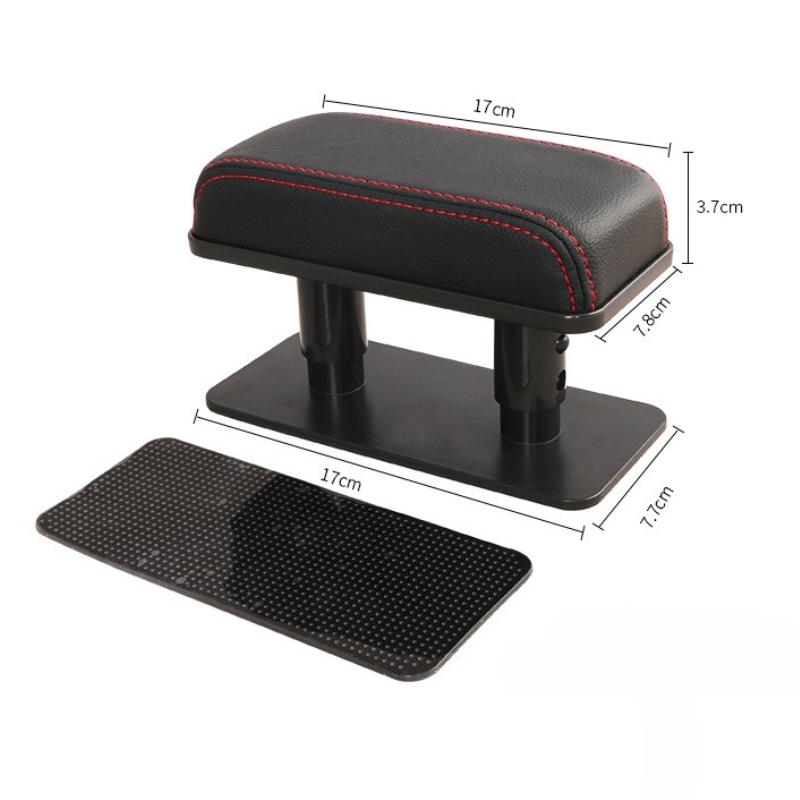 Car Armrest Left Elbow Support Anti-Fatigue Relieve Driver's Arm Fatigue Universal Car Door Armrest Cushion Adjustable Height