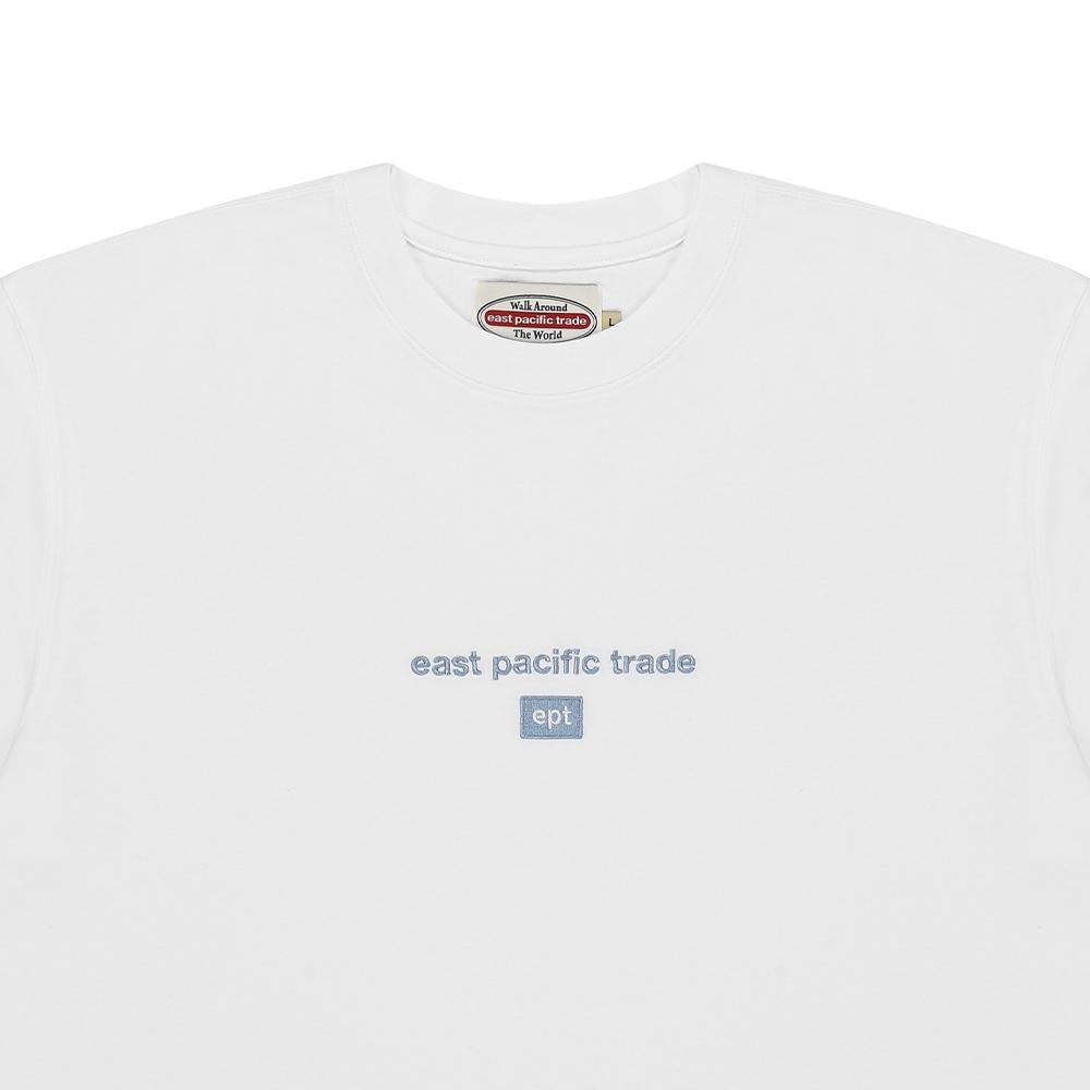 Ipiti Embroidered Logo T-Shirt (White/Blue)