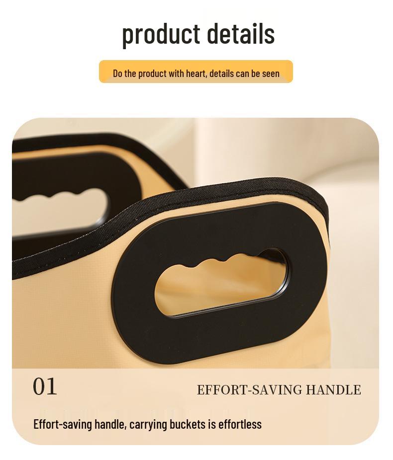 Portable Foldable Insulated Foot Bath Bucket - Deep, Thickened Design with Drainable Foot Soak Bag for Calf Coverage At Home