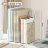 3pcs Transparent Desktop File Storage Box, Vertical Office Data Archive, Student Bookshelf, Paper Basket Rack, Book Stand File