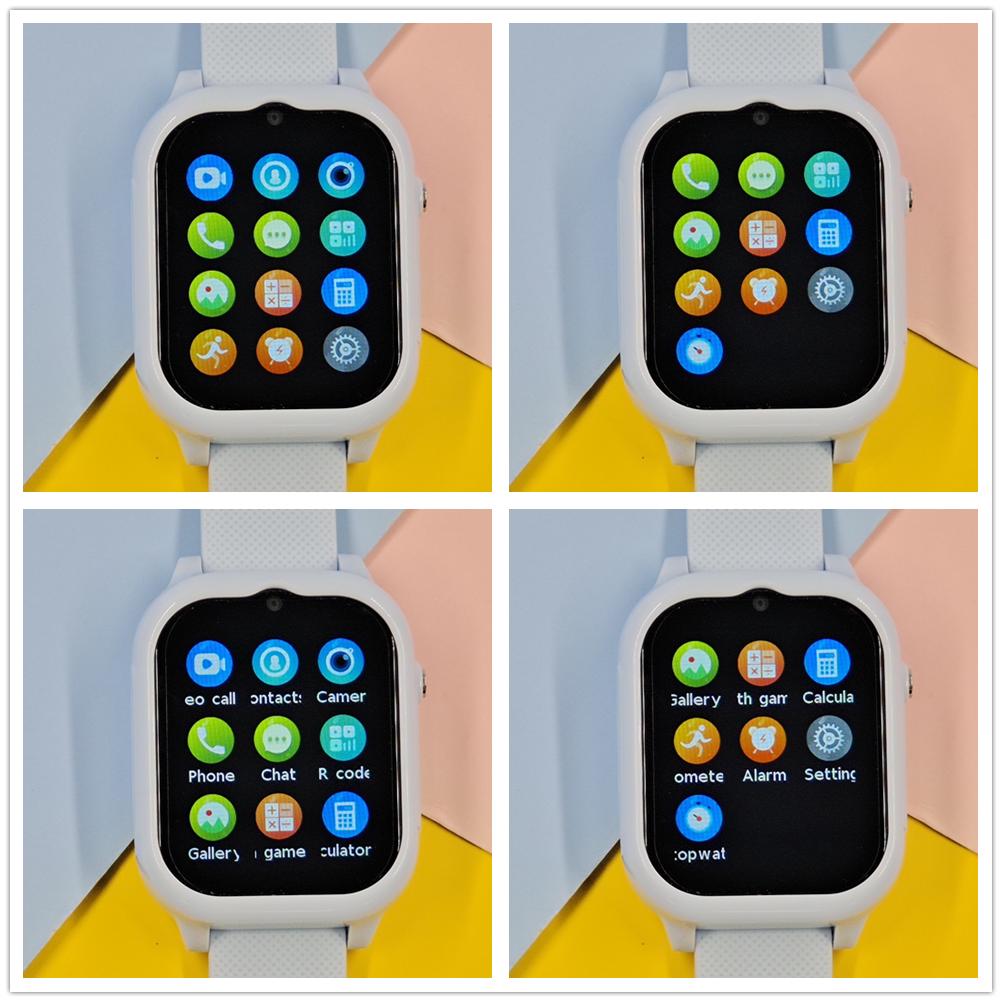 4G Kinder Smart Watch GPS Video Anruf Telefon Uhr SOS Smartwatch Kamera Anruf Schwarz Monitor Jungen Mädchen Uhr Geschenke.