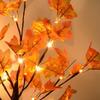 Maple Trees with Lights DIY Branches Maple Leaf Light Fall Thanksgiving Decorations for Home Wedding Indoor Party