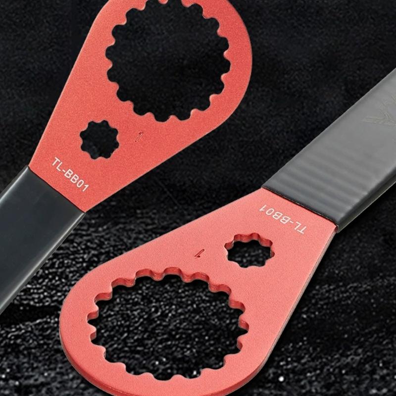 Bicycles Bottom Brackets Wrenches 44 mm 16 Notches Bike Repair Tool with Rubber Grip for Bottom Brackets Installation Work