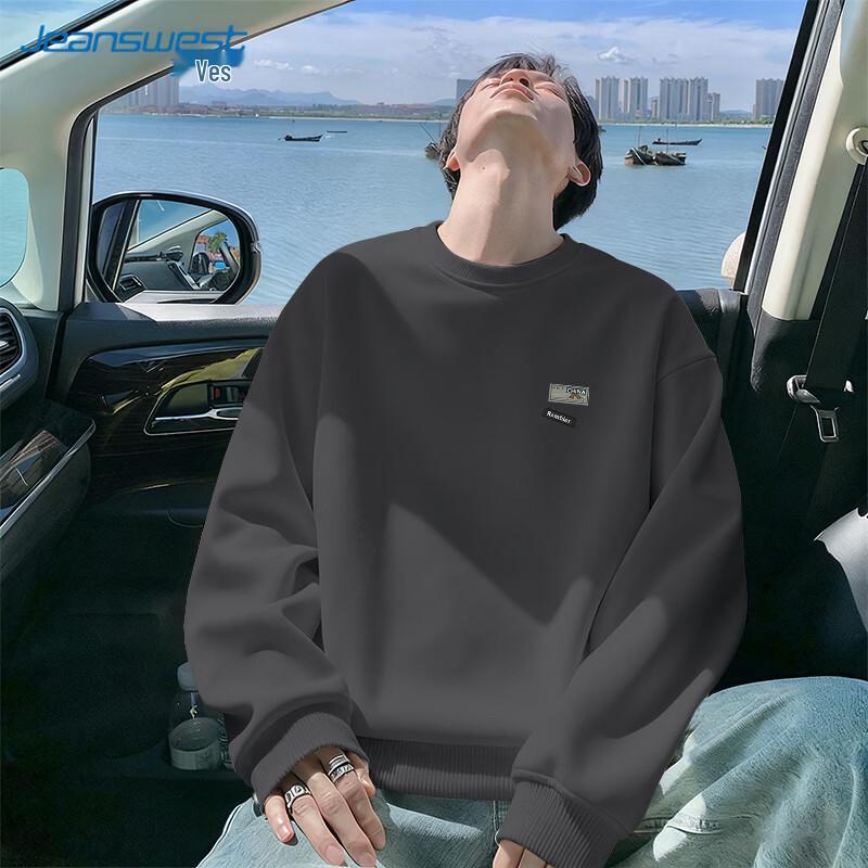 Jeanswest Men s Bear Print Crew Neck Sweatshirt M