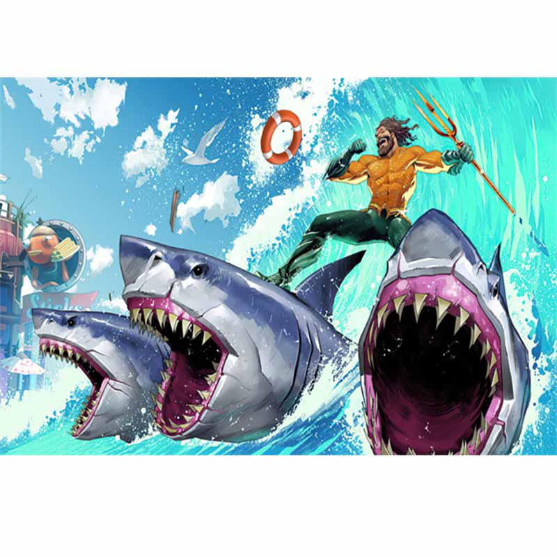 DIY 5D-Diamantgemälde „Atlas Comics“, Diamant-Mosaik, Kreuzstich-Set, Heimdekoration, volle runde Diamant-Stickerei