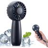 Handheld Fan Rechargeable Mini Fan, Electric Hand Fan Portable Fan with 3 Speeds,bule Hwy