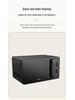 20MX81 Microwave Oven: Even Heating, Nutritional Defrosting, Five Power Levels, Turntable, Home Use