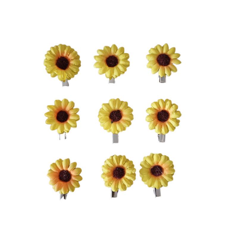 Sweet Daisy Lace Sunflower Hair Clip: Women s Floral Accessories