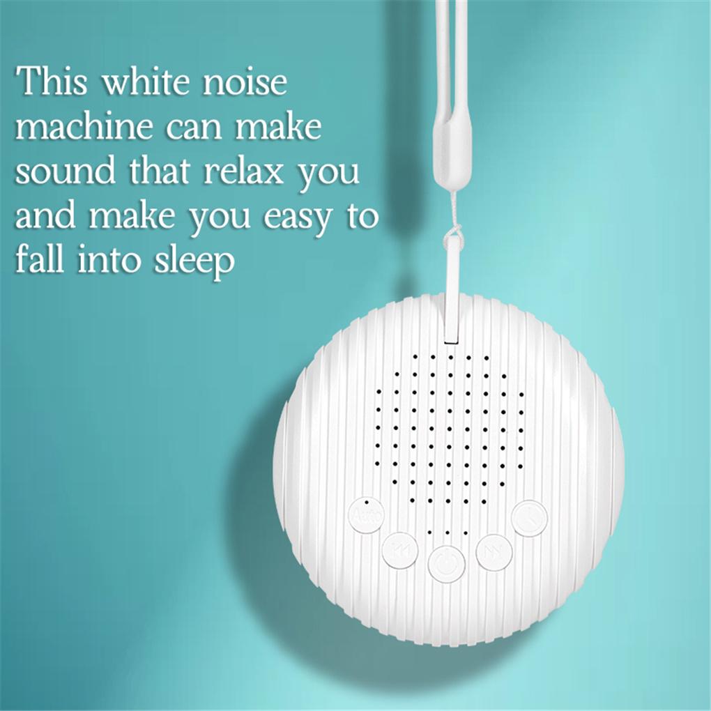 White Noise Machine Automatic Shutdown Timer Speaker Portable Pocket Bedroom Baby Room Sound Player Sleep Aids Accessories