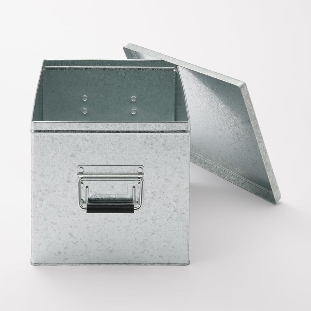 Muji Ryohin Verzinkte Eisenbox Groß Höhe 24cm Typ Kgg23a1s Kleiderbox Aufbewahrungsbox Aufbewahrungsbox