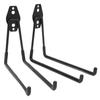 4 Pcs Garage Hook Heavy Duty Strong Bearing Tool Hanger Square and Curved Wall Mounted Hanging