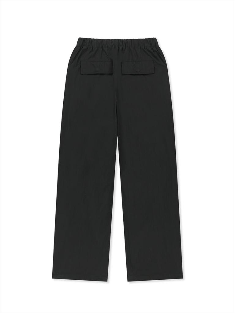 [Matinkim] STRAP BELTED PANTS FOR MEN IN BLACK