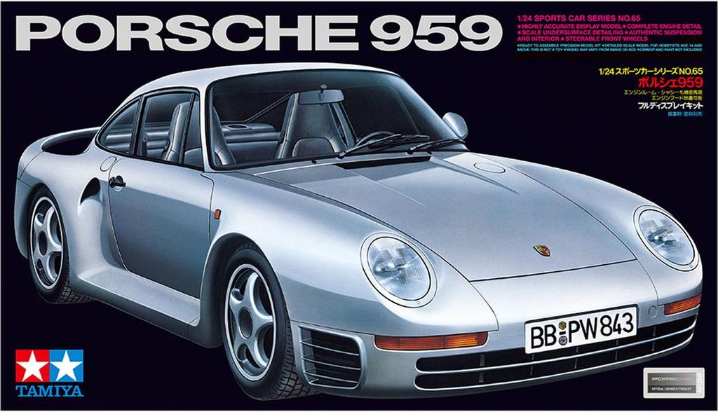 Tamiya Sports Car Series 65 Porsche 959 Plastic Model 24065 1/24 No.