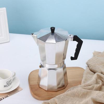 Premium Sekizgen Alüminyum Moka Pot - Yüksek Kaliteli İtalyan Kahve Makinesi