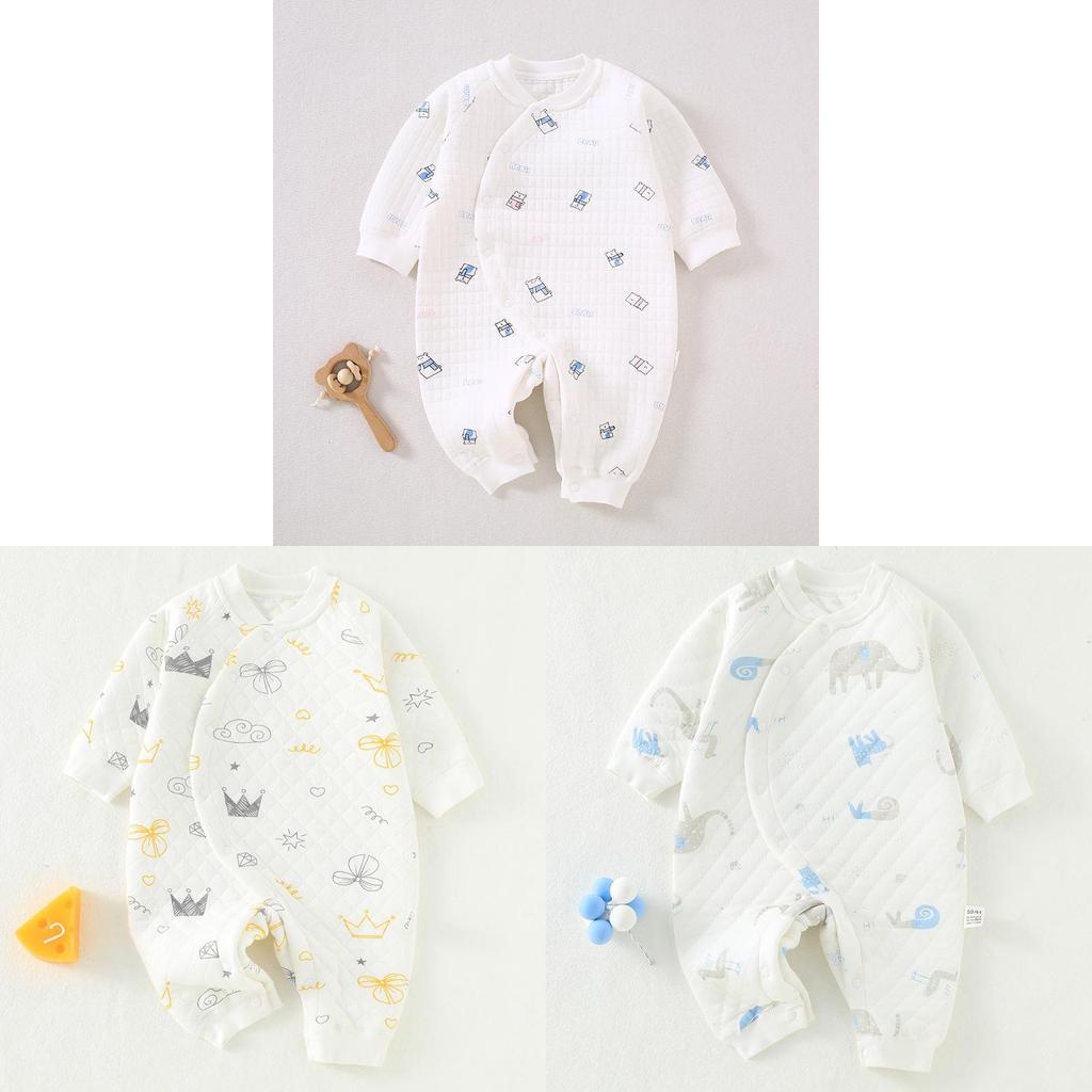 Baby Cotton Snowsuit With 3layer Warmth For Newborns And Infants