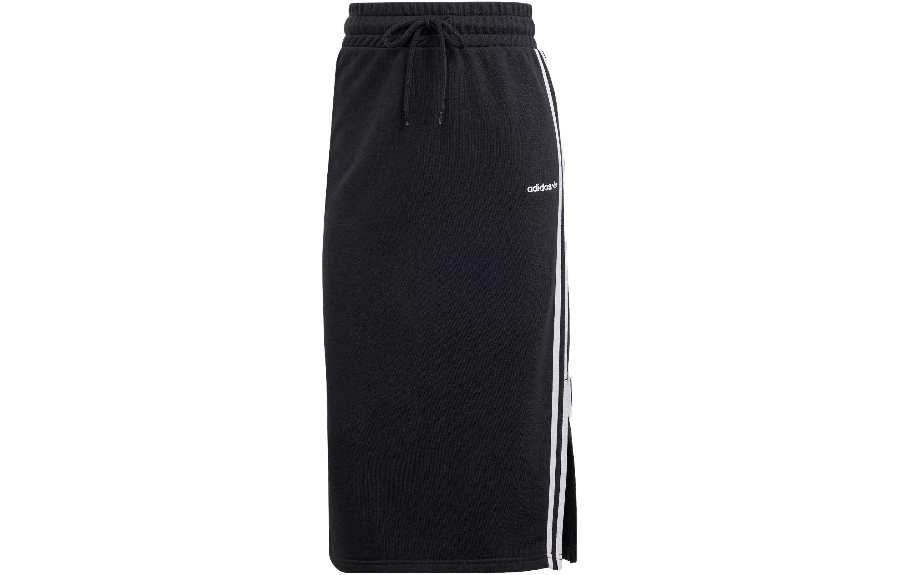 adidas originals Women s Lifestyle 3-Stripes Skirt Black IR9804 2XS
