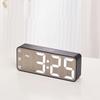 Adjustable Brightness Bedroom Alarm Clock  Large Bold Numbers  Loud Volume  USB Cable   White and Black Colors