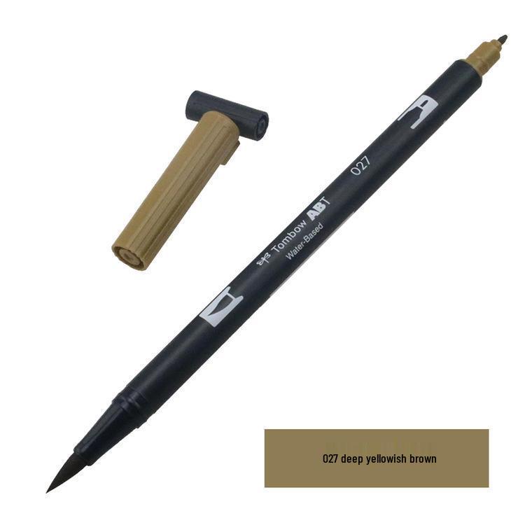 Tombow ABT Warm Color Double-Ended Watercolor Brush Pen for Students