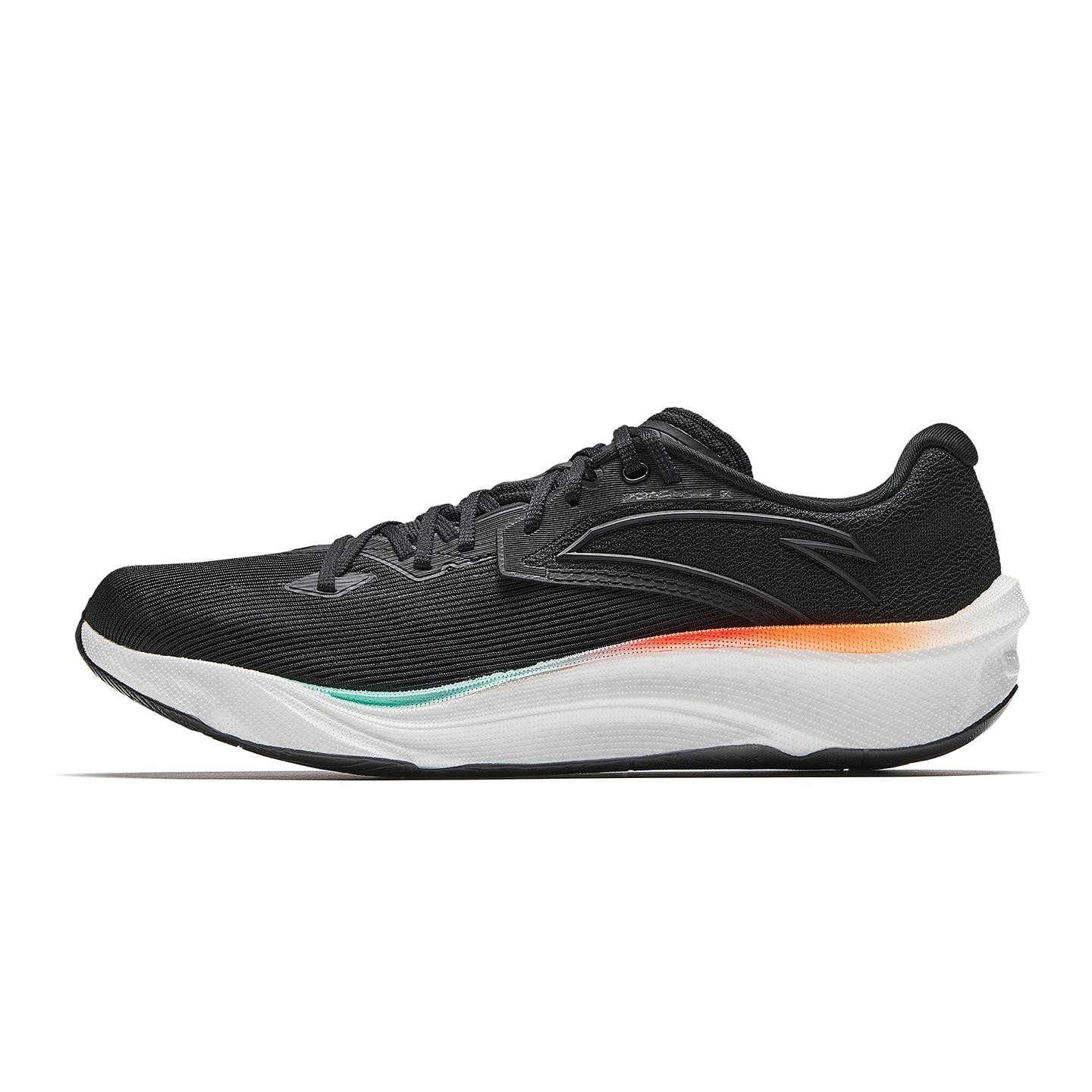 

Anta Asphalt Dominator 2 Lightweight Running Shoes Men Sneakers Basic-Black Shimmering-Green Bright-Orange 912615590-2 41