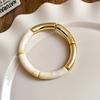 Dopamine Color Smudge Geometric Resin Bracelet Temperament Versatile Bracelet European and American Jewelry