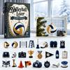 Volleyball Party Decorations Lover Advent Calendar 2026, 2D Acrylic Sports Themed Ornament Set, 24 Christmas Countdown Days for Xmas Tree Decor,