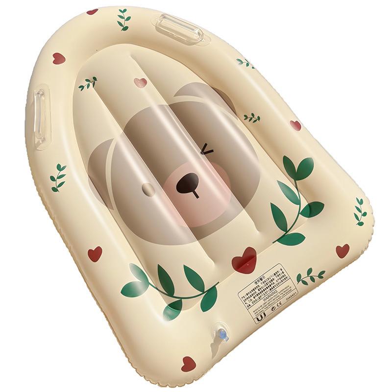 Children's Inflatable Little Rabbit Swim Ring with Double Airbag and Thickened Float Sleeves