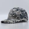 Camouflage baseball cap women's European and American fashion rivets hot diamond military training cap spot