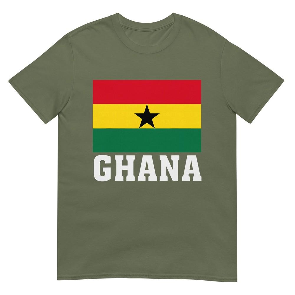 Ghana Flag Patriotic National Roots Souvenir Tshirt