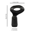 2PCS Plastic Universal Microphone Clip Holder Flexible Clamp for Microphone