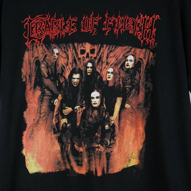 Винтажная футболка Cradle Of Filth, концертная, хлопковая, черная, все размеры, BT352, унисекс XXL