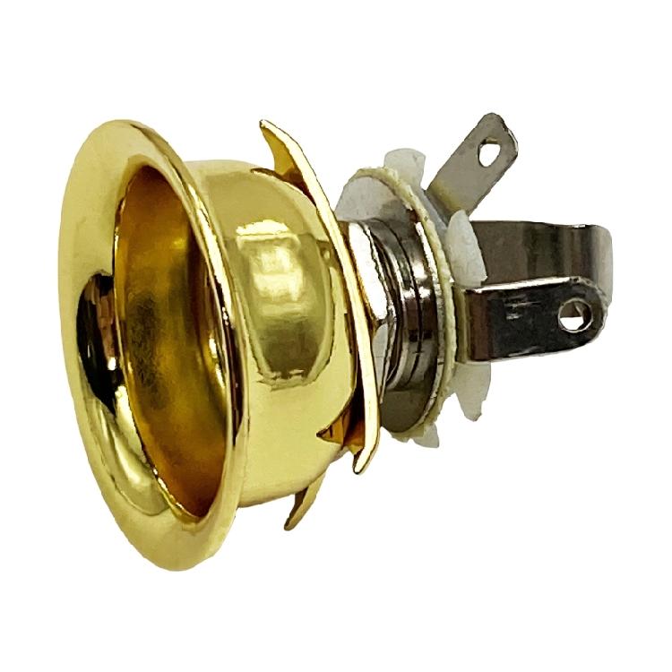 Mono Output Jacks Socket Guitar Connector Guitar Accessories Metal Texture Present for Electric Guitar/Bass Enthusiasts