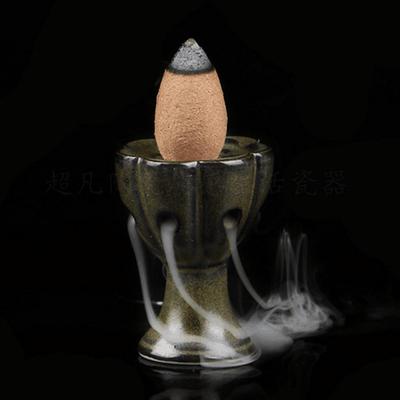 Ceramiczny uchwyt na kadzidełka z efektem wodospadu, palniki na kadzidełka stożkowe, kreatywny kadzielniczek z przepływem wstecznym, ozdoby do wystroju domu
