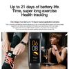 New C60 Temperature Measurement Smart Bracelet, Blood Pressure, Heart Rate, Blood Oxygen, Sleep, Exercise Step Counting, Health Monitoring