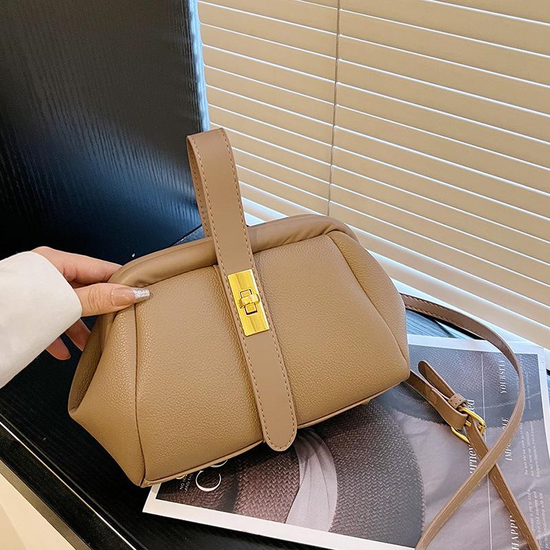 Tasche Damentasche neue Mode neue Textur Clip Handtasche Mode Schulter Umhängetasche