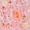 3D Rose Rose Flower Wall Pink Silk Artificial Flower Backdrop  Birthday Party