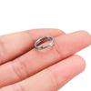 50-100pcs/lot 6 8 10 12mm Stainless Steel Open Jump Split Rings Double Loops Connectors For DIY Jewelry Making keyring Supplies