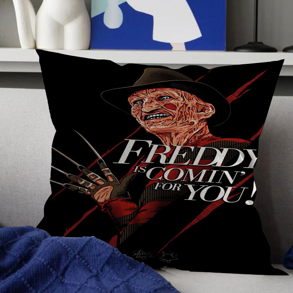 Nightmare Elm Street Freddy Kissen Anime Kissen Sofa Bett Kopfkissenbezug Kissenbezug 45x45 cm Mode