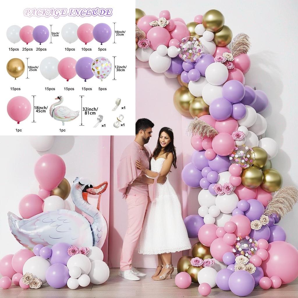 Balloon Set Wedding Birthday Party Arrangement Balloon Set Party Decoration Balloon Chain Set