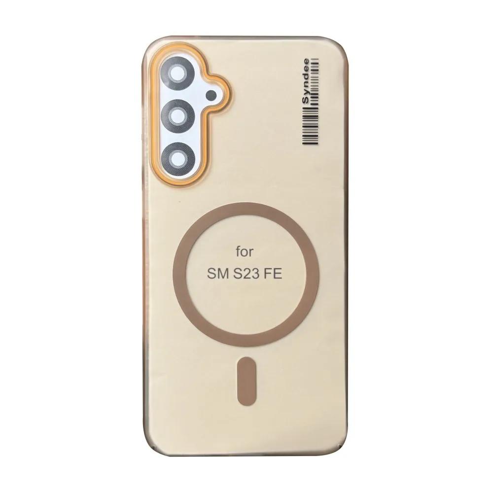 Luxury Magnetic Matte Translucent Armor Case For Samsung S25 S24 S23 S22 S21 Ultra Plus S24 FE S23FE S21FE S20FE S25 Edge Cover