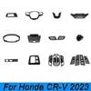 Auto Innendekorationen Mittelkonsole Lenkrad Für Honda CR-V CRV 2023 ABS Kohlefaser Autostyling Zubehör