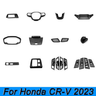Decorații interioare mașini Panou central de comandă Volan pentru Honda CR-V CRV 2023 ABS Fibră de carbon Accesorii de stil auto