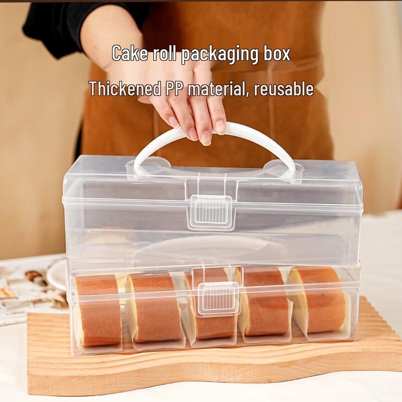Reusable Portable Cake Roll Packaging Box