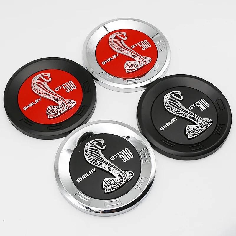 Car Sticker 150mm Car Trunk Emblem Sticker for Ford Mustang 5.0 Shelby GT500 Cobra GT Logo Badge Tail Decoration Auto Styling Ac
