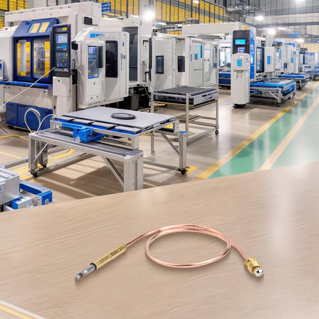 400mm Thermocouple Probe M9*1 With Flameout Protection